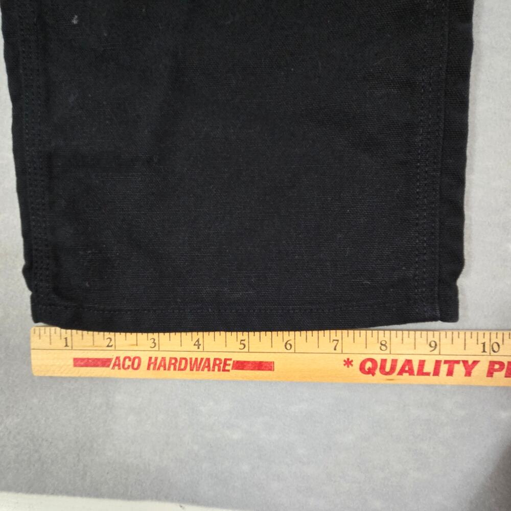 VTG Carhartt Black Double Knee Carpenter Pants Original Loose Fit USA 33x32 NEW - Picture 15 of 15